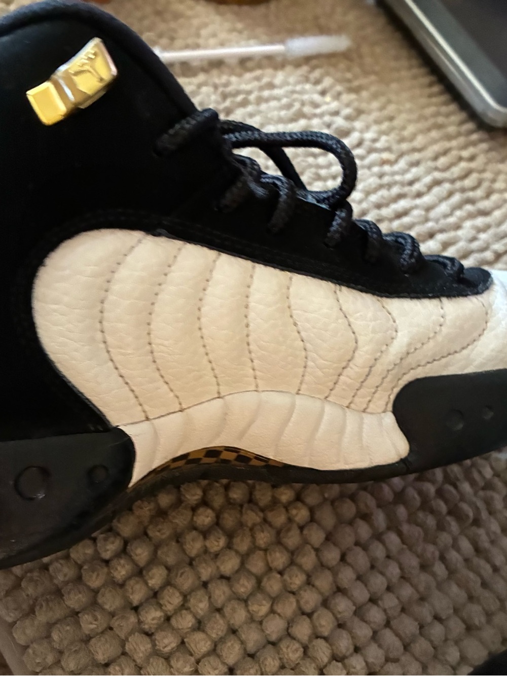 Jordan Jumpman Pro “Taxi" colorway in black/white/gold) In good condition